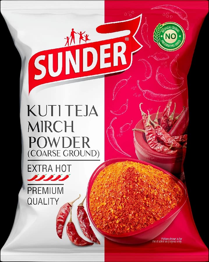 Kuti Teja Kuti Teja Mirch Powder pack